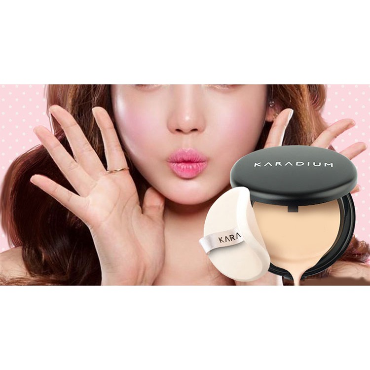 Phấn Phủ Collagen Siêu Mịn,Che Khuyết Điểm, Kiềm Dầu Hiệu Quả Karadium Collagen Smart Sun Pact 11g
