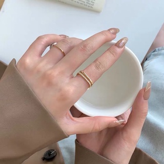 1 Nhẫn Vuông 2 Mảnh Dành Cho Nữ