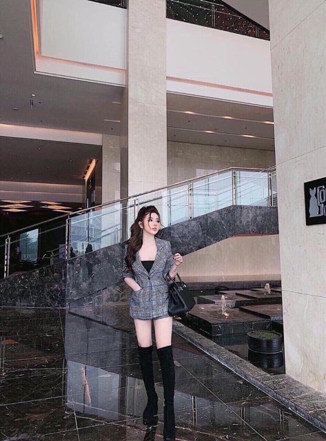 ❤️ SET VEST CARO ĐÙI + ÁO ỐNG #180k