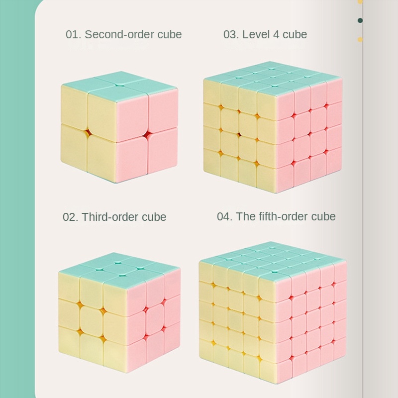 Đồ Chơi Khối Rubik 2x2 3x3 4x4 5x5 Nhiều Màu Sắc