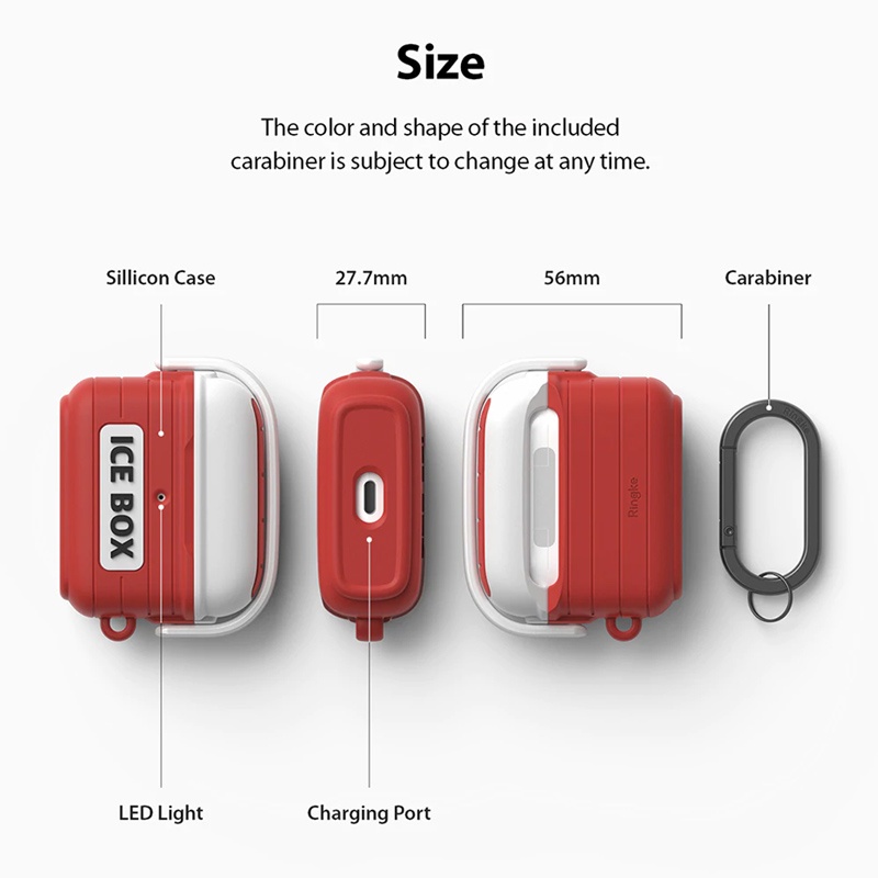 Vỏ Ốp Airpods 3 RINGKE Silicone Case | Ice Box