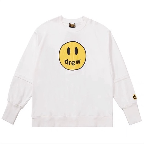 Áo Sweater Nỉ Mặt Cười DREW Nam Nữ Unisex Form Rộng Ulzzang SW05