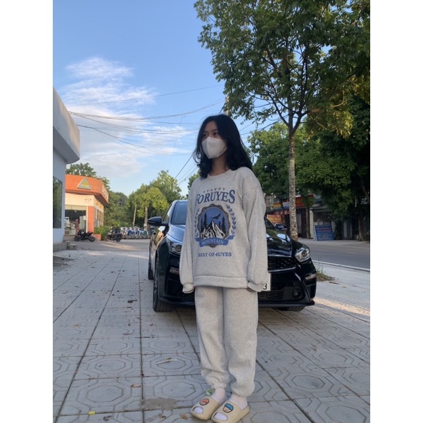 set nỉ unisex fom rộng | BigBuy360 - bigbuy360.vn