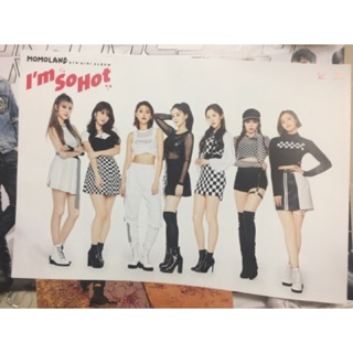 poster offical Momoland I am so hot tặng kèm tube.