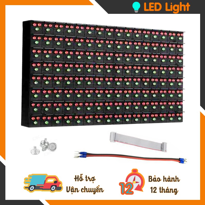 MODULE LED P10 3 MÀU DIP NGOÀI TRỜI - LOẠI 3 MẮT LED