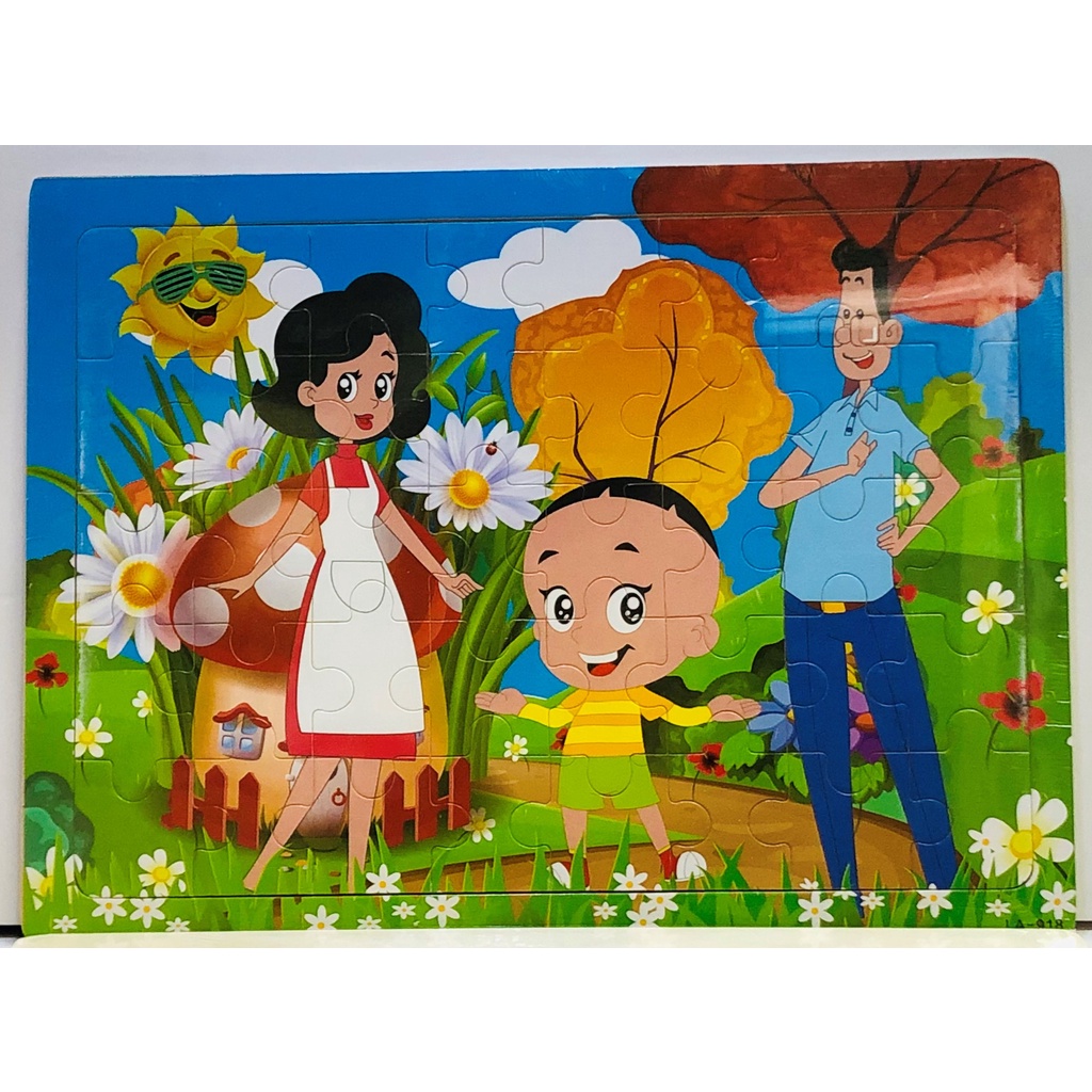 Đồ chơi Tranh ghép hình bằng gỗ 40 mảnh cho bé, nhiều mẫu, ảnh sắc nét