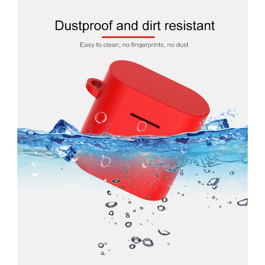 Vỏ hộp sạc tai nghe không dây chống rơi chống bụi có móc treo cho Xiaomi Air2