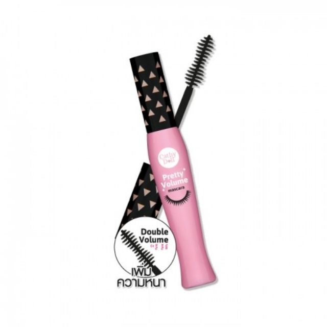 Mascara Dài và Dày Mi CATHY DOLL Pretty Volume x2 Double - Thái Lan