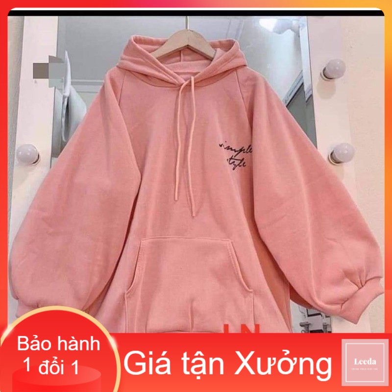 Áo hoodie nỉ chữ kí nhỏ hai mặt LN11 , áo thun nam nữ, áo thun, sét bộ mặc ở nhà, áo nỉ ấm - LEEDA MODY