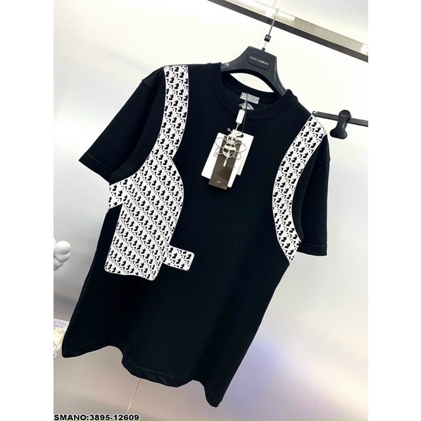 Áo phông nam 3D chữ D AP03 chất liệu thun lạnh mềm mịn thiết kế thanh lịch trẻ trung