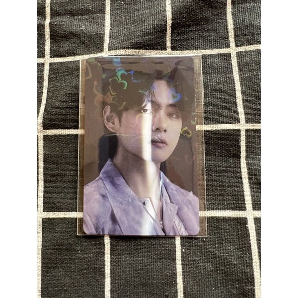 Card ảnh pre BTS V Tea  Proof Japan Hologram