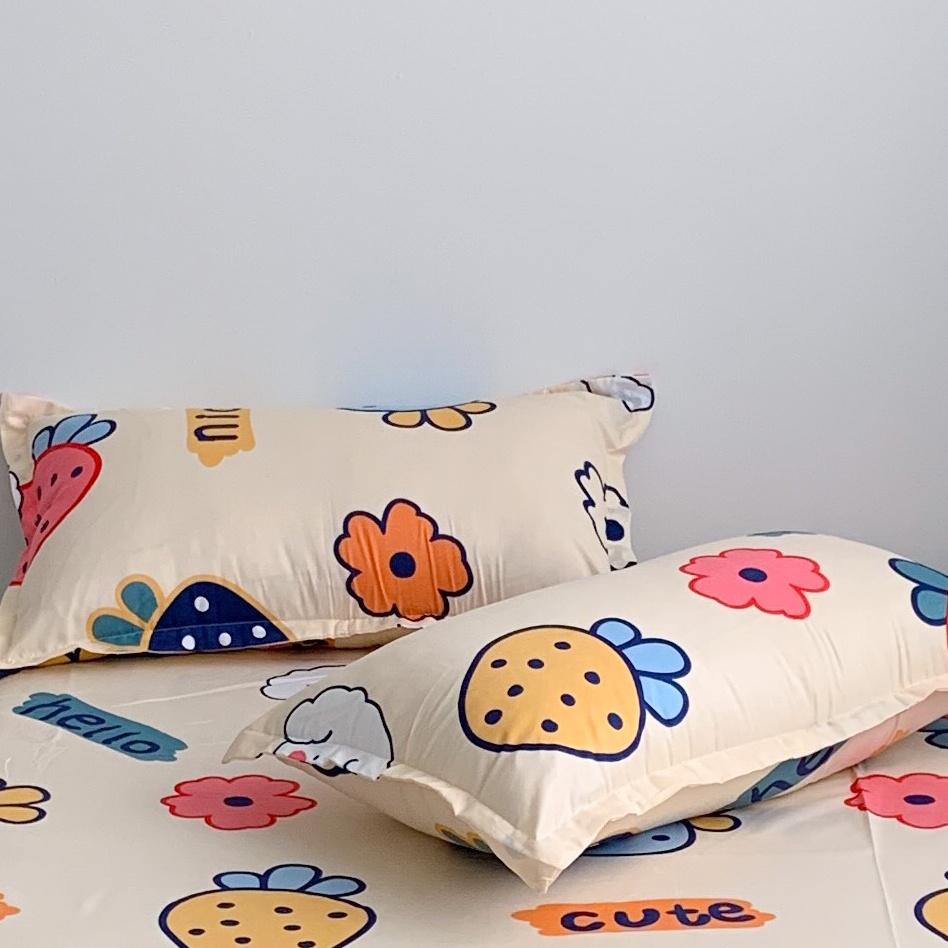Vỏ gối nằm Poly Cotton REE Bedding kích thước 45x65cm VN175