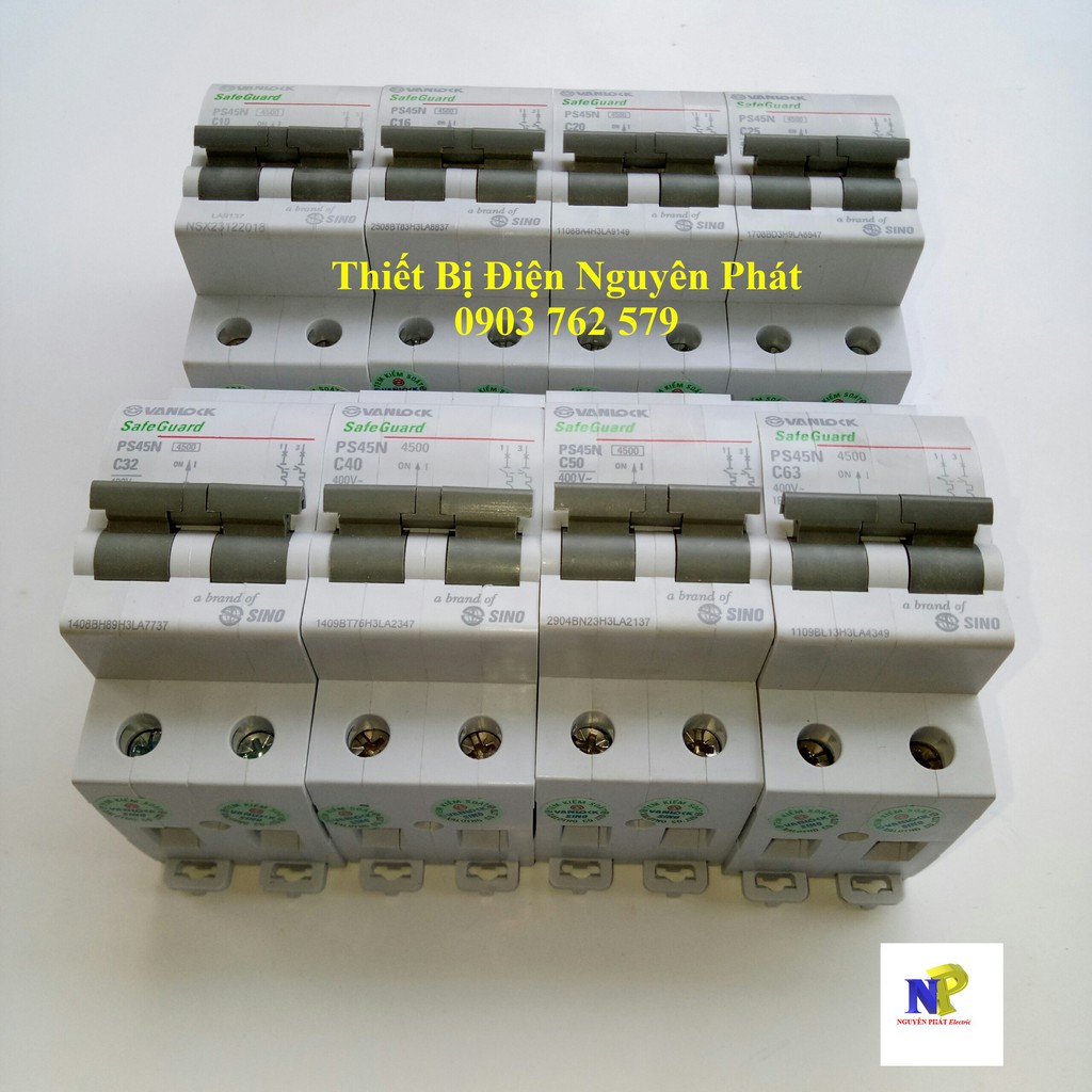 Cầu Dao Tự Động MCB 2P  4.5kA PS45N