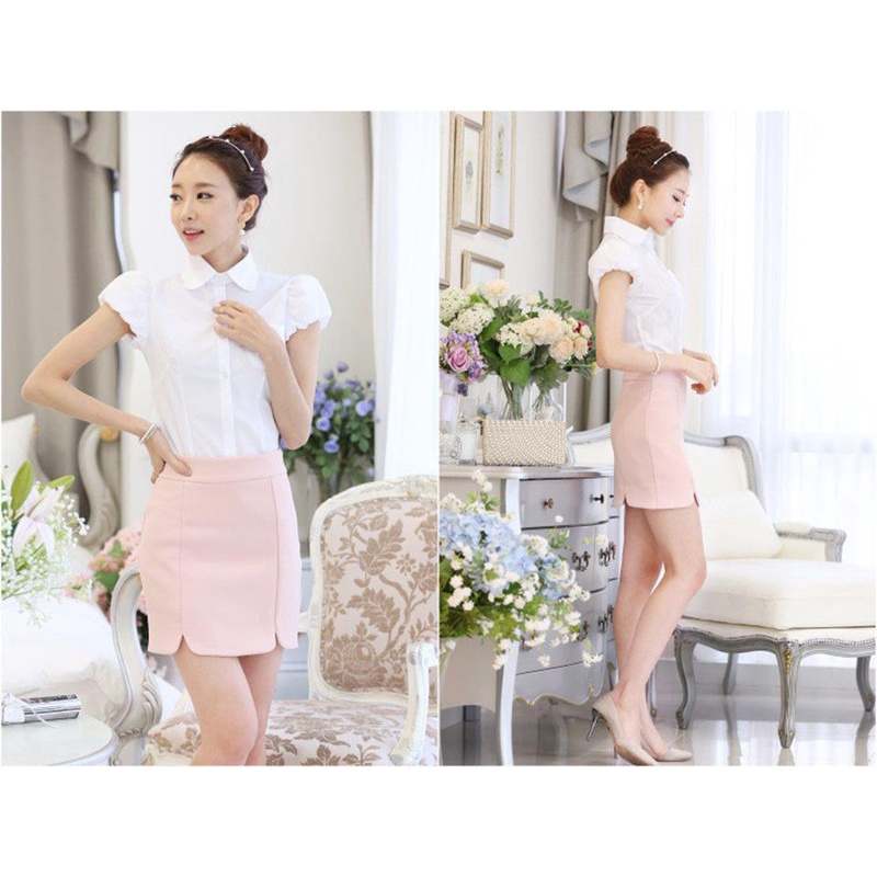 A116 Áo sơ mi ngắn tay nữ hè vải cotton cao cấp hàng nhập - Thời Trang Dương