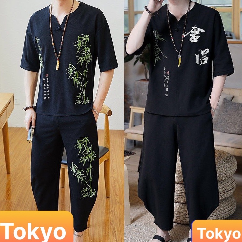 ĐỒ BỘ THỂ THAO TRÚC XANH, ĐỒ BỘ THỂ THAO NAM, CHẤT VẢI MỀM MỊN PHONG CÁCH CAO CẤP MỚI- TOKYO FASHION