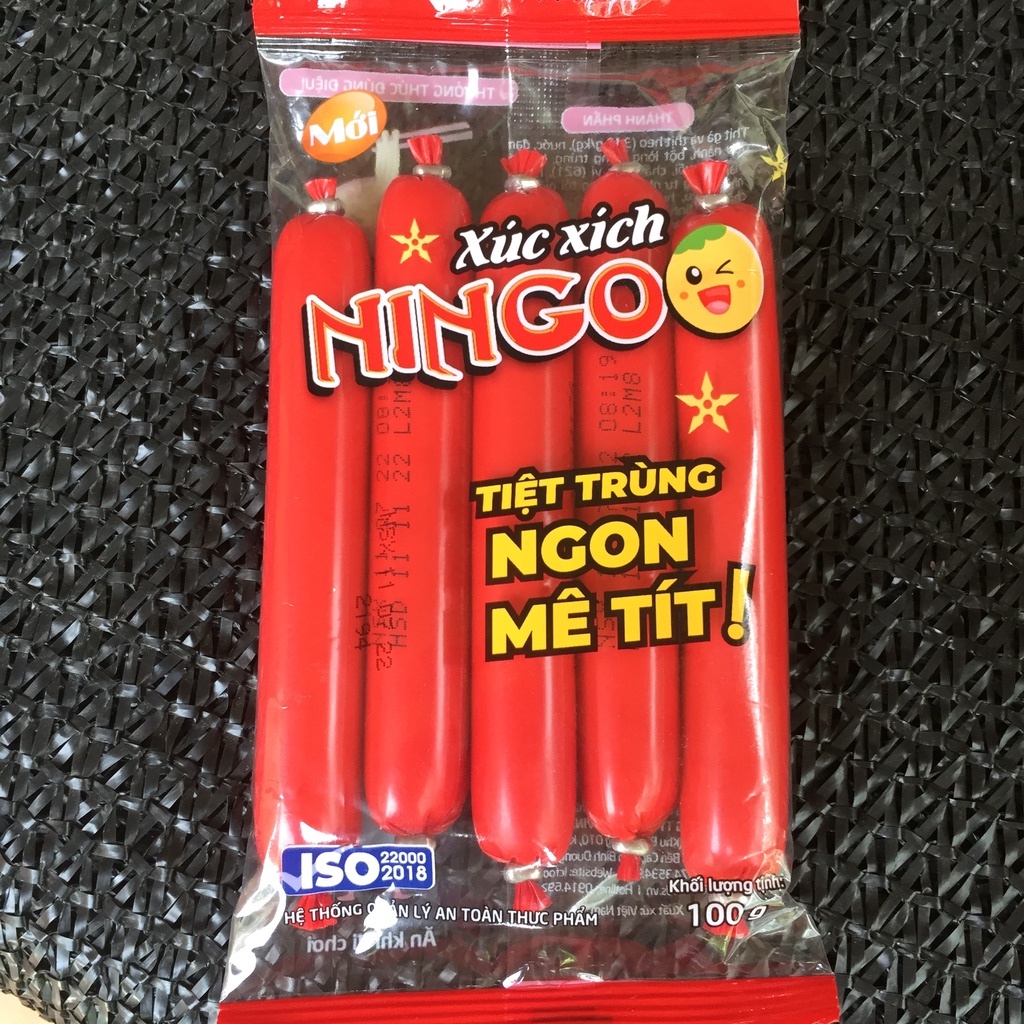 XÚC XÍCH DINH DƯỠNG ĂN LIỀN GÓI 5 CÂY/BỊCH - THƠM NGON - LOẠI ĐẶC BIỆT