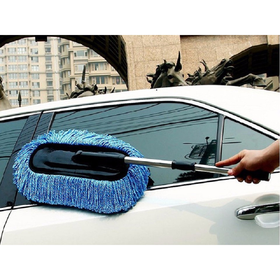 Chổi Lau Rửa Xe Ô Tô Điều Chỉnh Được Độ Dài LX01 | BigBuy360 - bigbuy360.vn