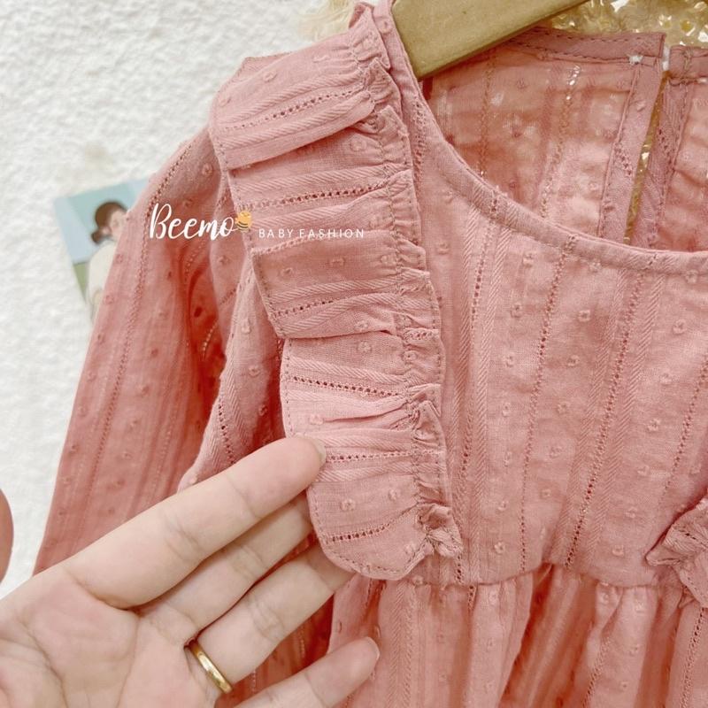 ÁO BABY DOLL DÀI TAY XINH XẮN CHO BÉ