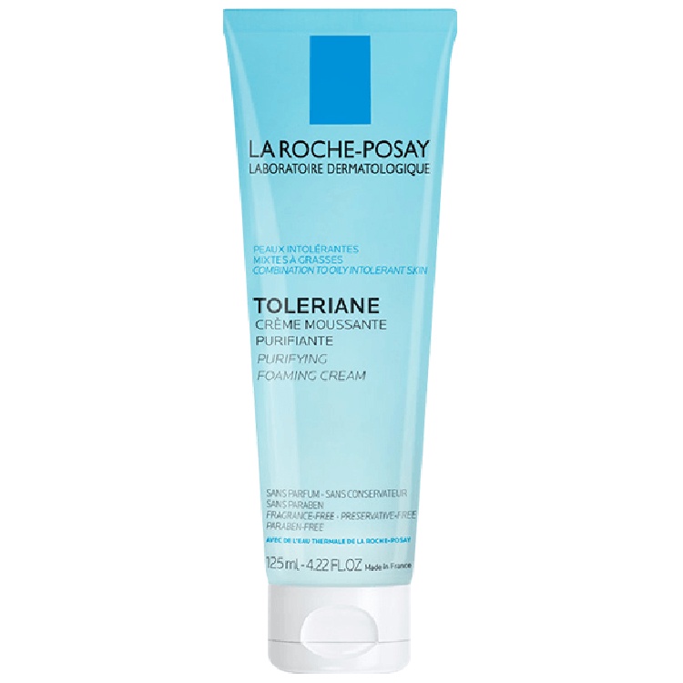 Sữa rửa mặt LA ROCHE POSAY , Sữa rửa mặt tạo bọt Toleriane Purifying Foaming Cream cho da nhạy cảm, kích ứng 50ml-125ml