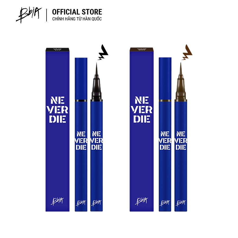 Kẻ mắt Never Die Brush Eyeliner (2 màu) 0.4g - Bbia Official Store