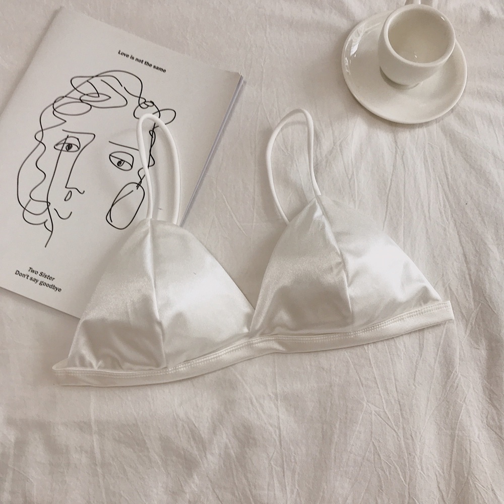 NUZIRO  Áo Ngực Màu Sắc Đơn Giản Quyến Rũ Cho Nữ