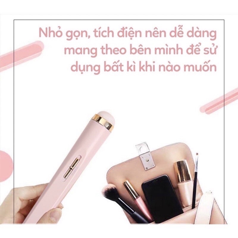 Máy mài móng Finishing Touch Máy dũa móng tay làm nail chuyên nghiệp 5 đầu mài có đèn led loại sạc điện