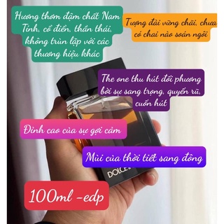 Nước hoa nam D&G The One EDP 100ml