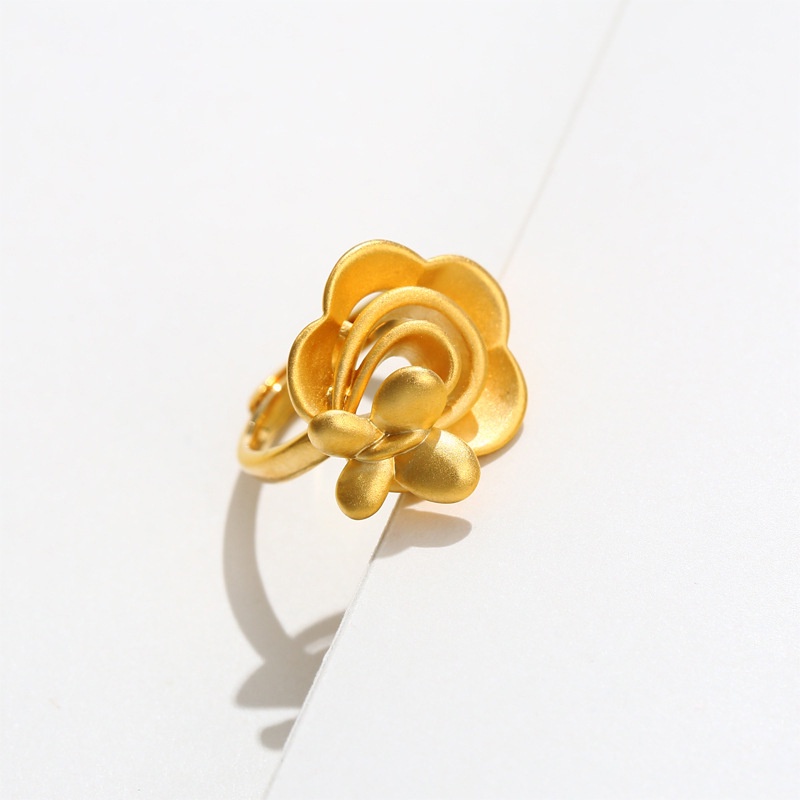 Nhẫn hở mạ vàng thiết kế đơn giản thời trang cho nữ