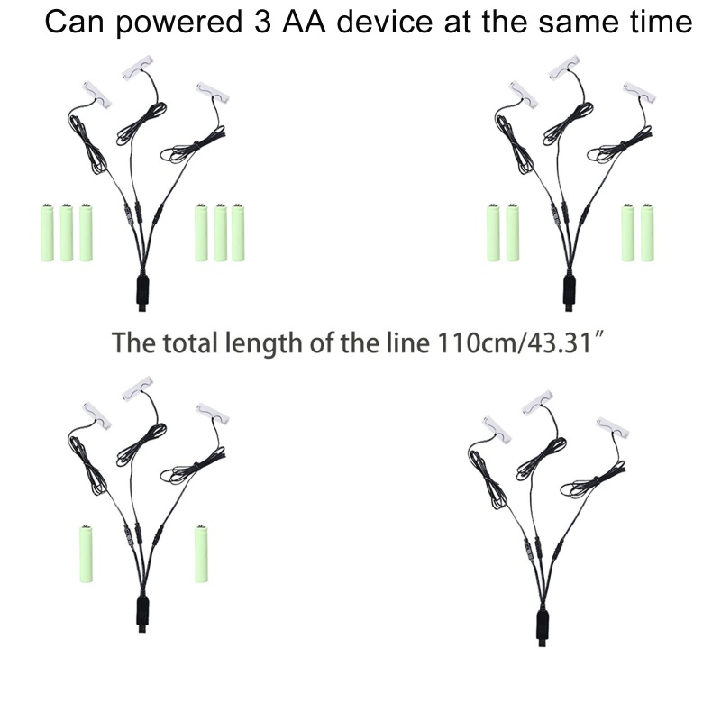 Pin AA 3 Trong 1 Cổng USB Type C Thay Thế 6V 4AA Cho Đồ Chơi Đèn Gameboy / Điện Thoại Di Động