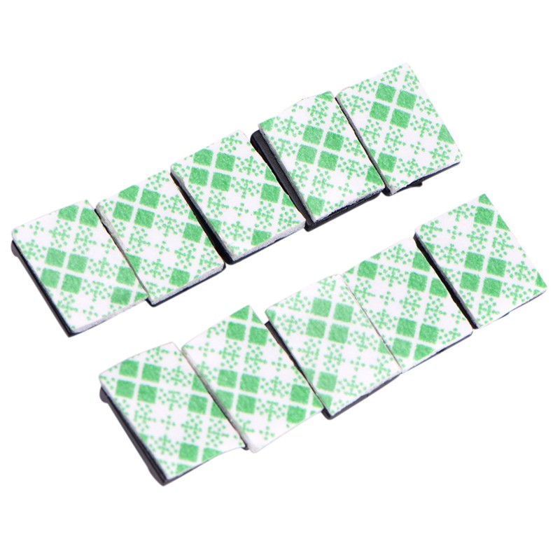 50 Kẹp Giữ Dây Cáp Màu Đen Hình Chữ Nhật Tự Dính | BigBuy360 - bigbuy360.vn