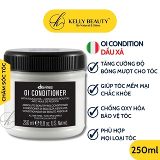 Dầu xả oi conditioner davines - nuôi dưỡng tóc, tăng độ bóng mượt, mềm mại, chống rối cho mọi loại tóc | kelly beauty