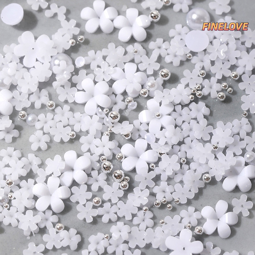 Phụ Kiện Trang Trí Móng Tay Nghệ Thuật Hình Hoa Năm Cánh Bằng Nhựa Resin