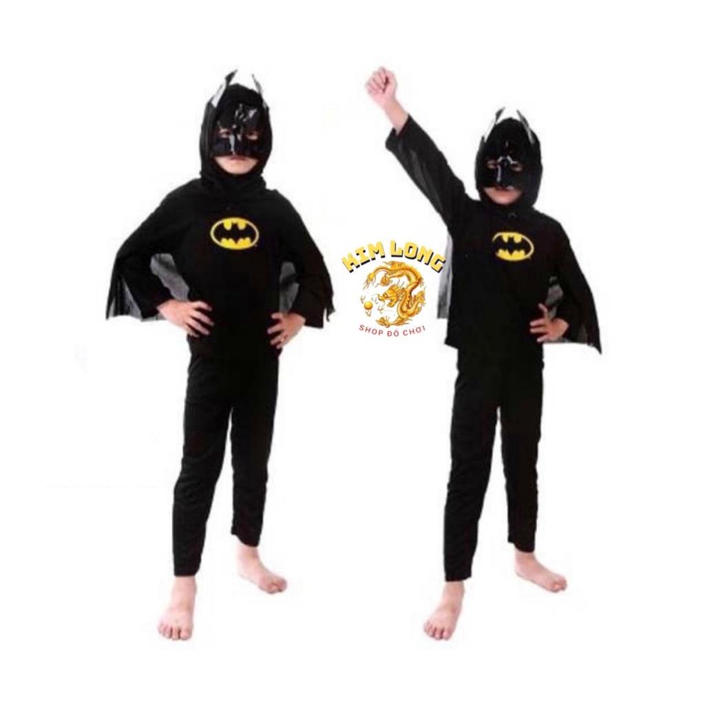 Bộ quần áo SIÊU ANH HÙNG người nhện Spiderman - Supperman - Batman trang phục hoá trang Halloween cho bé trai