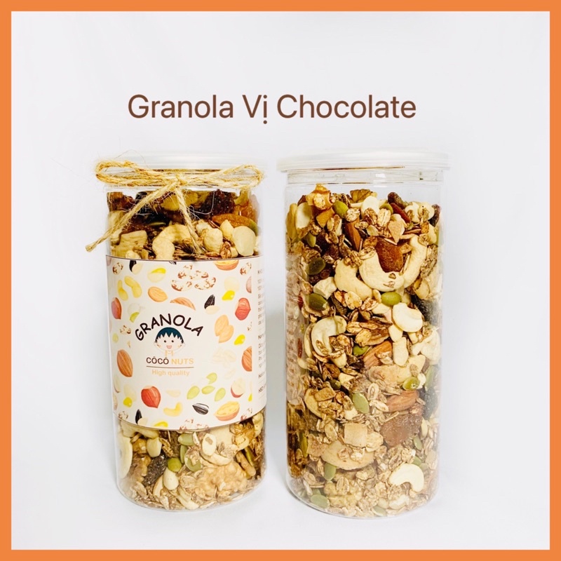 Granola siêu hạt 500g Coconuts cao cấp , ngũ cốc ăn kiêng giảm cân