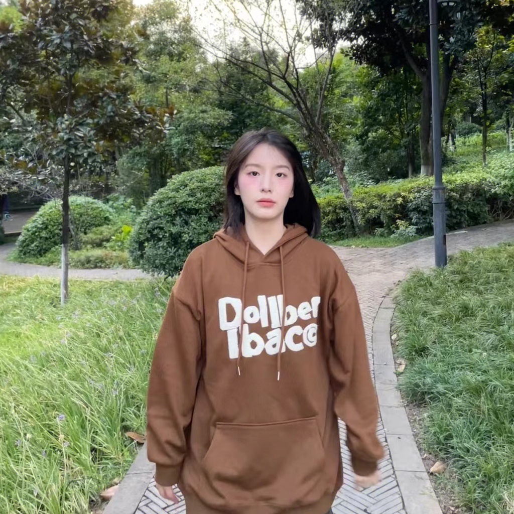 NRVP Áo Hoodie Tay Dài Oversize In Họa Tiết Phong Cách Hàn Quốc Kiểu Mới Cho Nam / Nữ