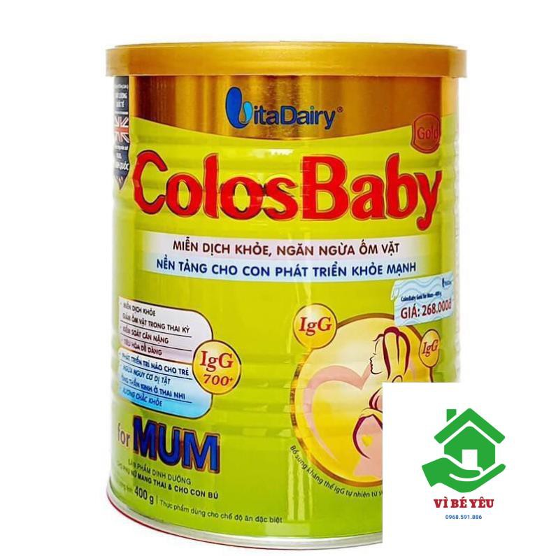 Sữa bột ColosBaby Gold Mum 800G Date 2023