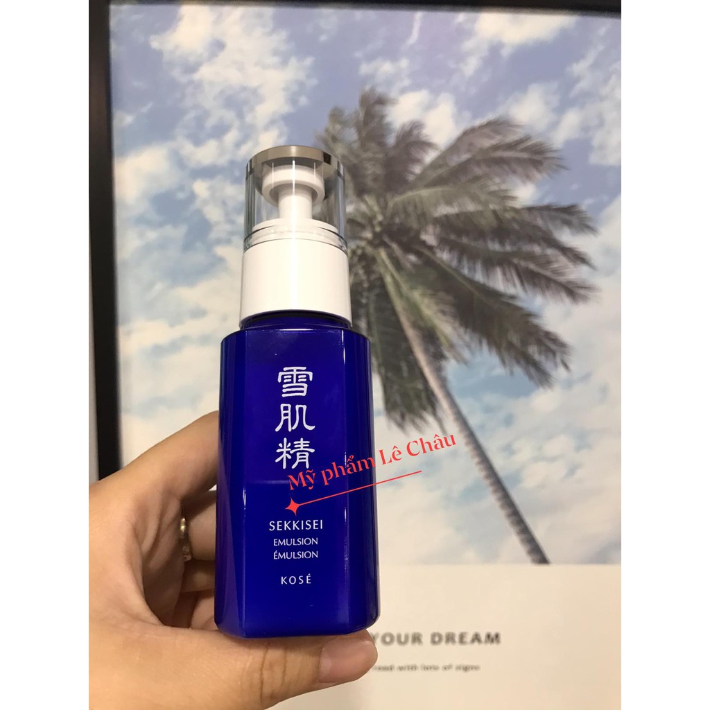 ( Hàng tách sét) Nhũ tương dưỡng ẩm và sáng da Kose Sekkisei Emulsion  70ml