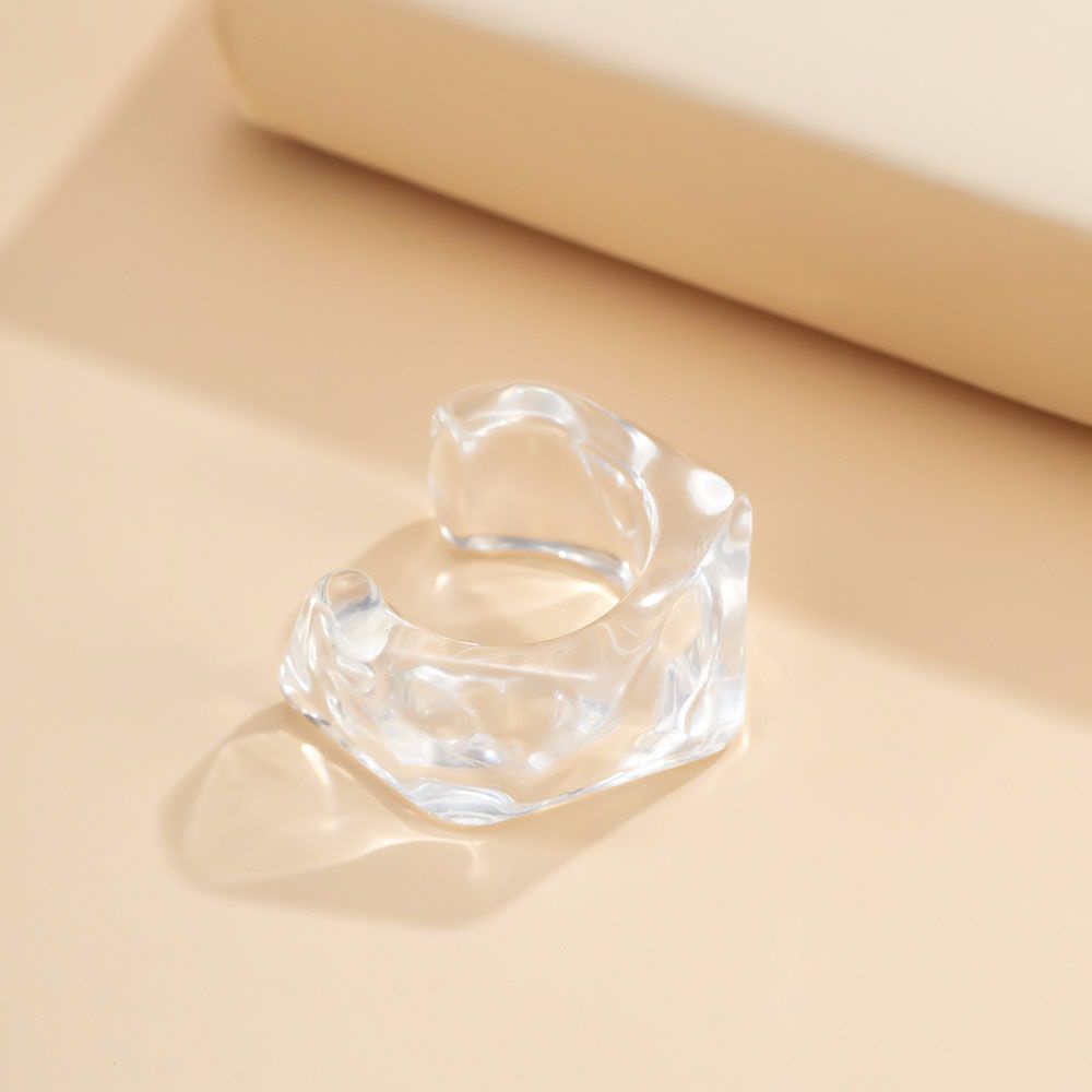 Nhẫn Nhựa Resin 2021 Phong Cách Thời Trang Hàn Quốc Cho Nam Và Nữ