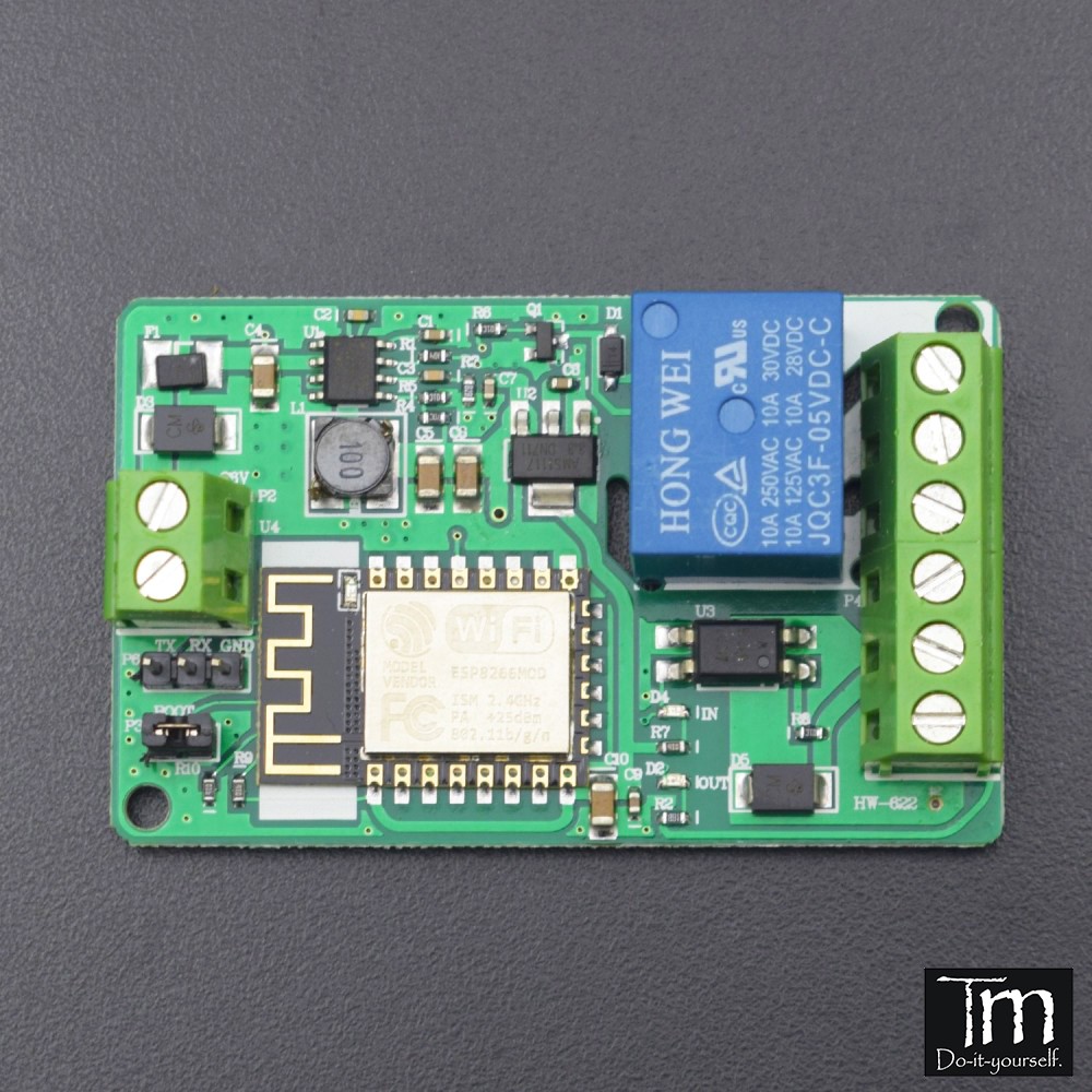 Mạch Điều Khiển IOT Wifi Relay ESP8266 V12