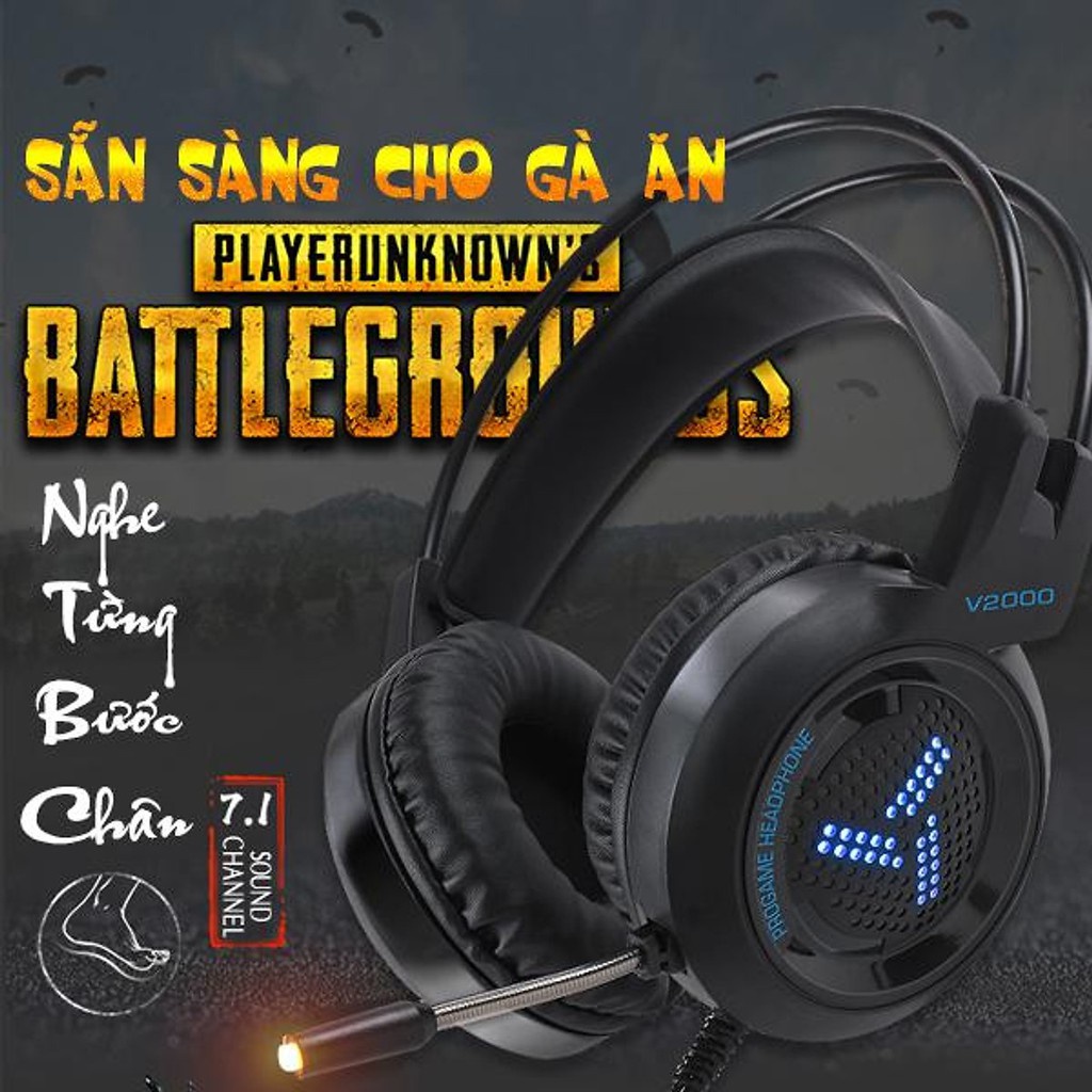 💥Bảo Hành 12 Tháng💥Tai Nghe Chụp Tai Gaming Zidli V2000 Có Micro Dành Cho Chơi Game.