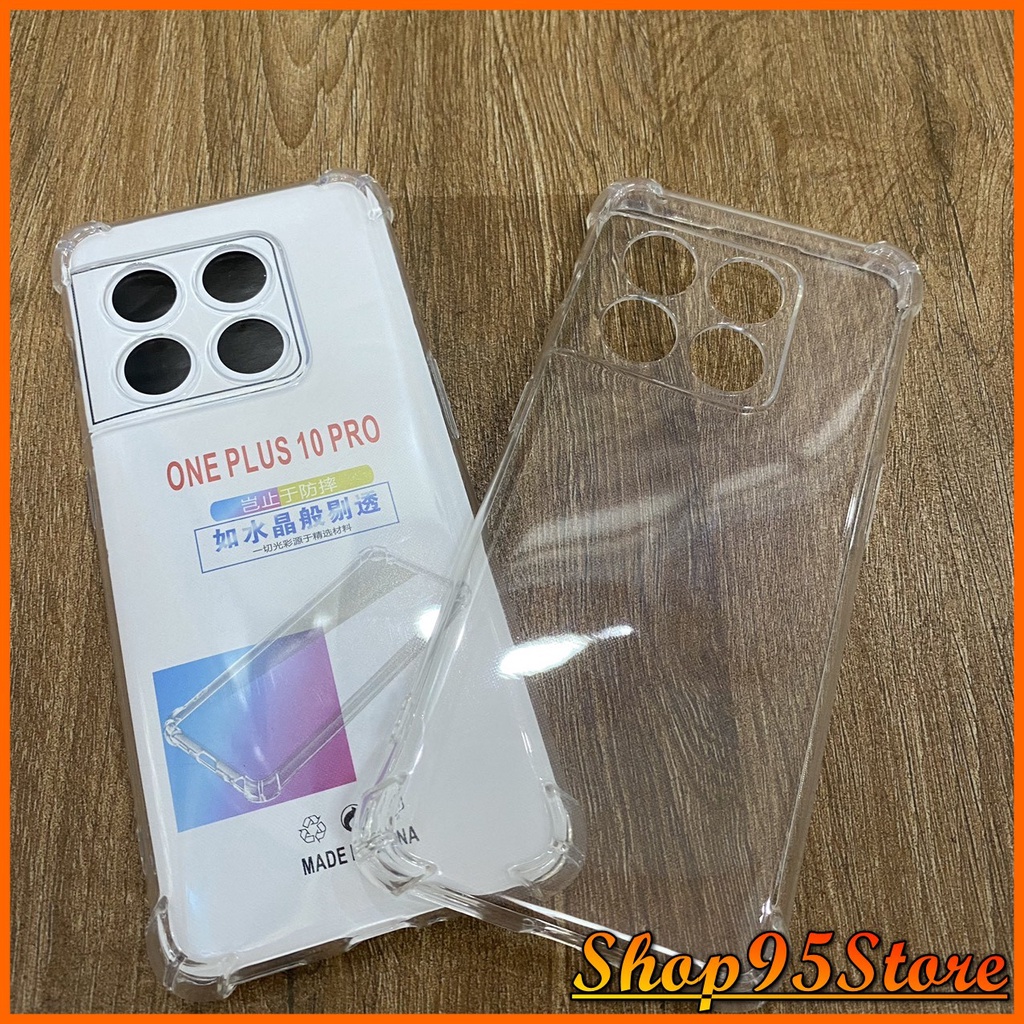 Ốp lưng chống va đập cho Oneplus 10 Pro trong suốt bảo vệ camera cao cấp
