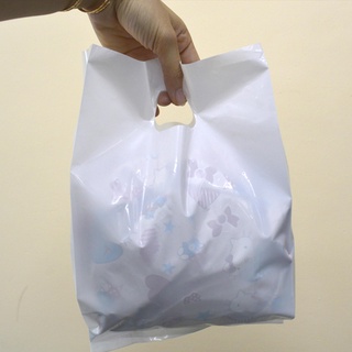 2kg Túi hột xoài LDPE trơn bóng dày dặn màu trắng sữa nhiều size