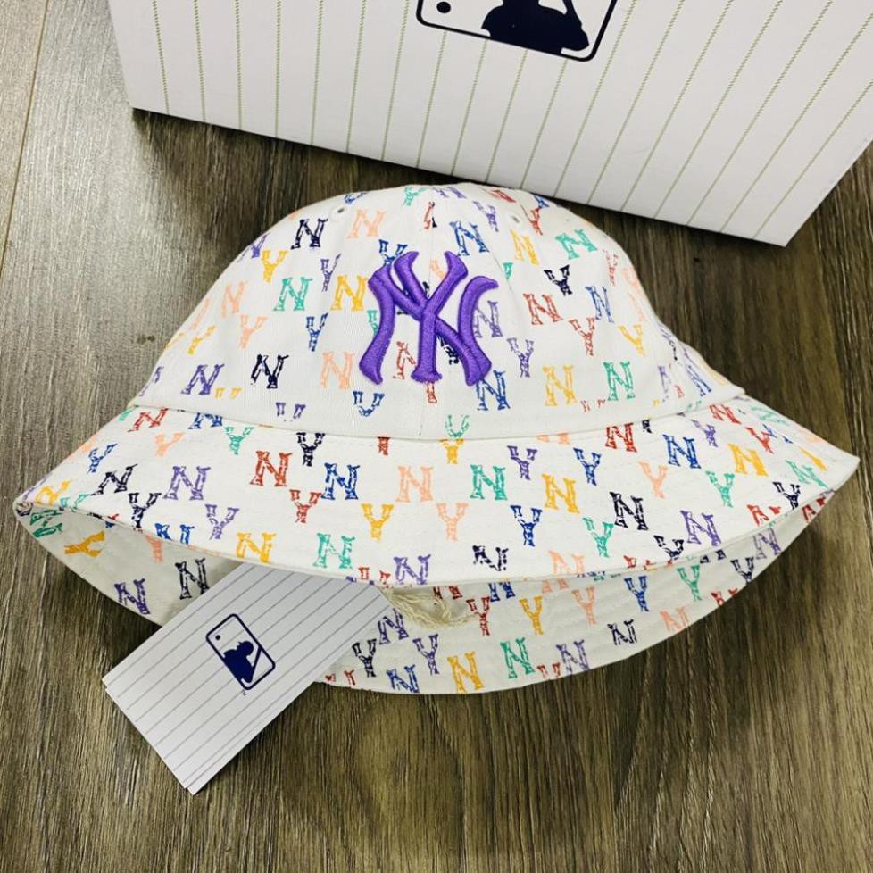 Mũ bucket nữ, mũ tai bèo Ny thêu màu sắc rực rỡ hàng cao cấp - siêu đẹp