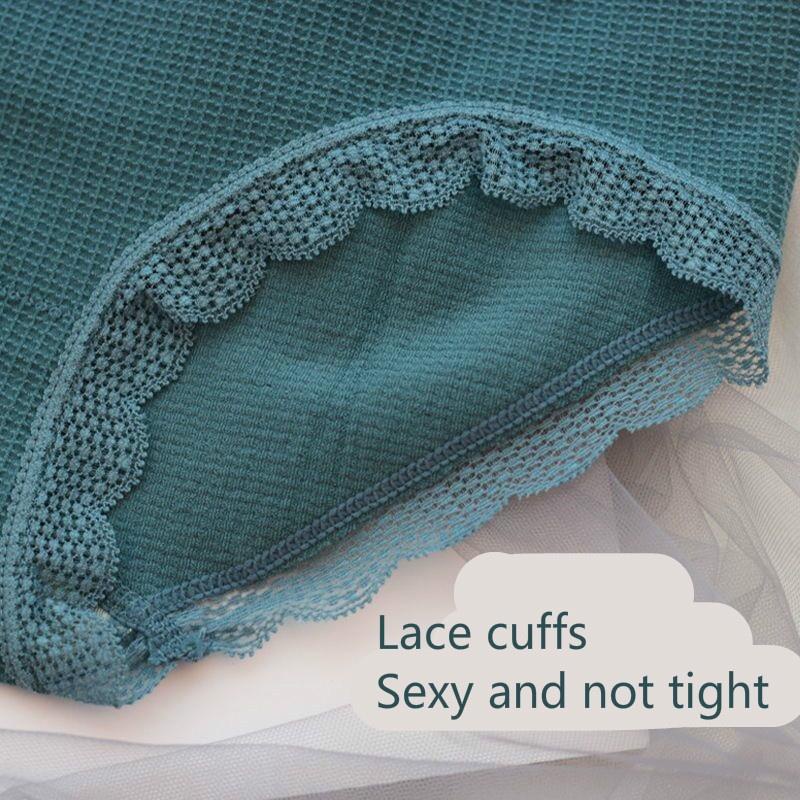 Quần lót nữ cotton cao cấp ren viền cạp thấp thông hơi co giãn 4 chiều YUKAGO 55522220 | BigBuy360 - bigbuy360.vn