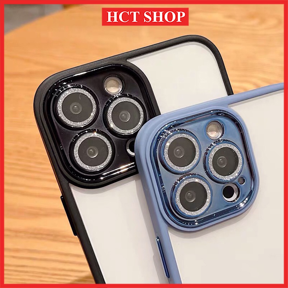 Ốp lưng nhũ đá 2 trong 1, lưng cứng viền vuông cho iPhone 11Promax, 12Promax, 13Promax, 14Promax, 15promax