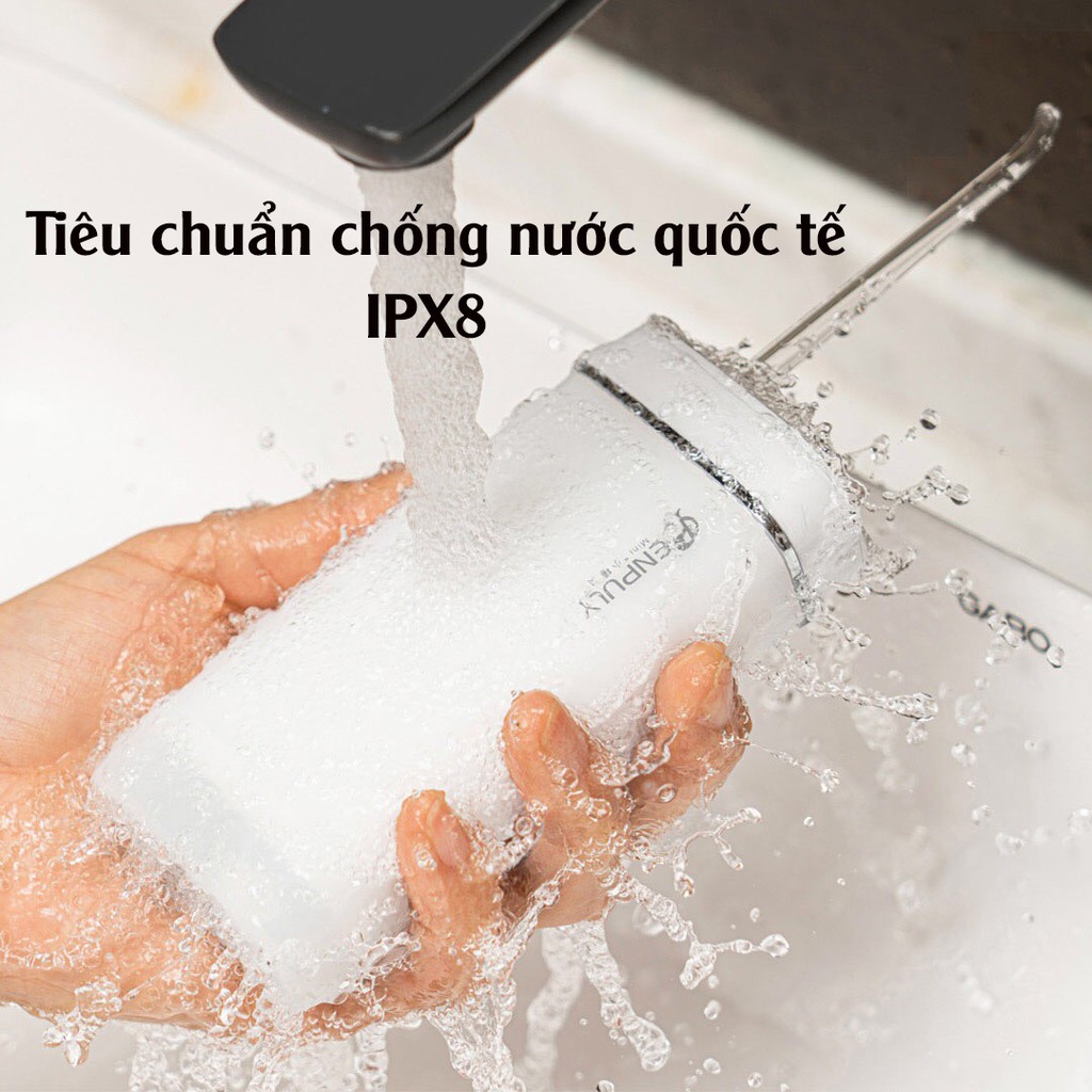 Máy tăm nước Xiaomi Enpuly M6 Plus - Xịt vệ sinh răng miệng Xiaomi Enpuly Chống Nước IPX7 - Dung Tích 140mL