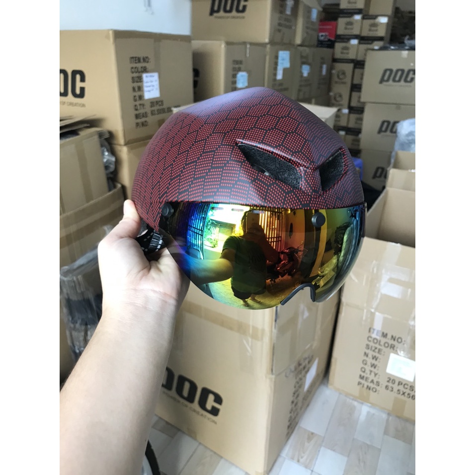 KÍNH THAY NÓN THỂ THAO POC falcon-KÍNH NÓN POC falcon