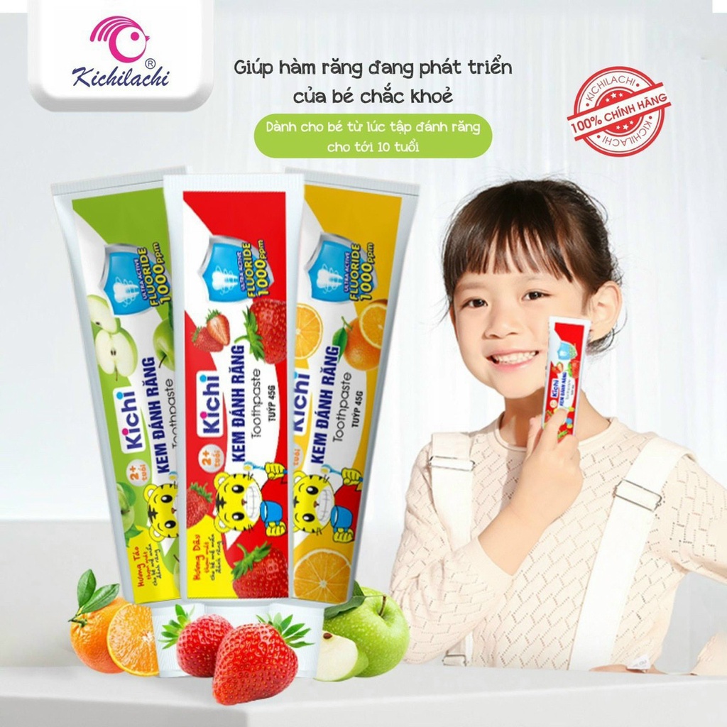 Kem đánh răng trẻ em Kichilachi