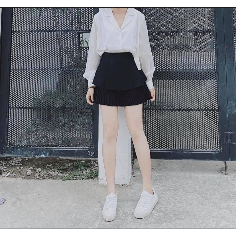 [Mã FAXANH55 giảm 10K đơn 50K] Chân váy tầng ngắn - Pumi | BigBuy360 - bigbuy360.vn