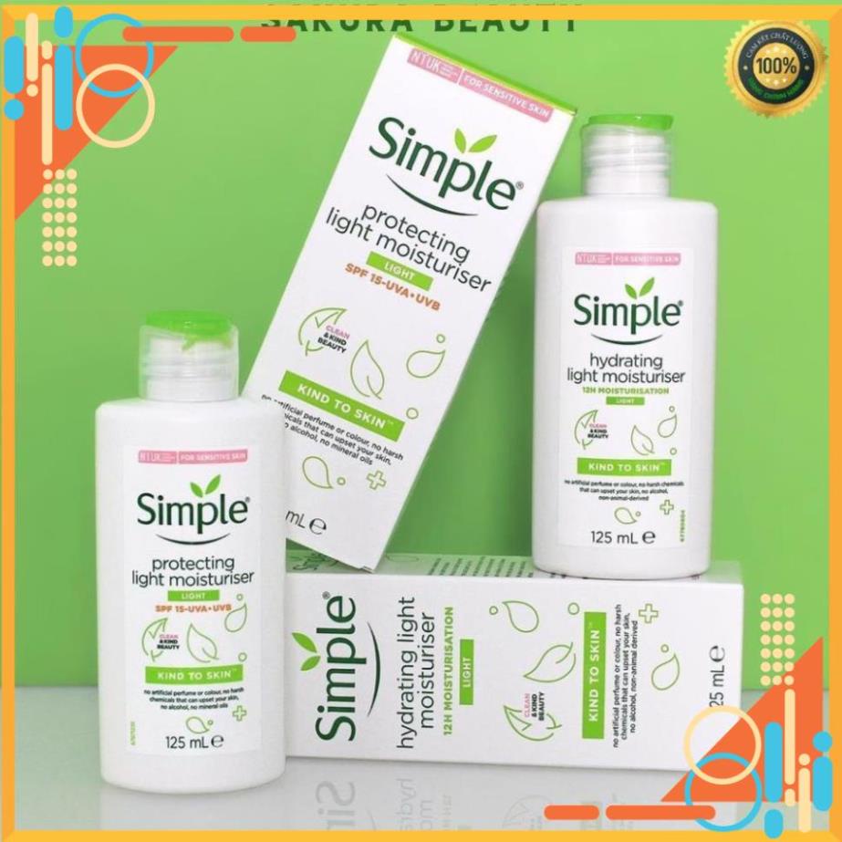 Kem Dưỡng Ẩm Da Simple Kind To Skin Hydrating Light Moisturiser